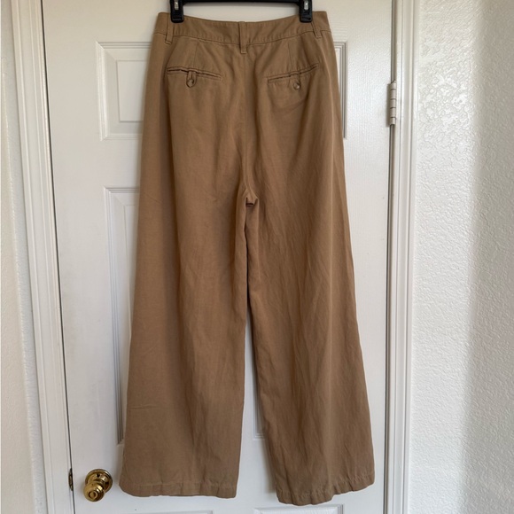 Madewell Viral Harlow Wide Leg Pants in Brown Size 6 - Picture 6 of 10